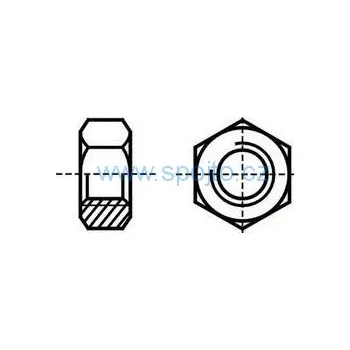 Matice Matice M6 ZINEK 8.8 přesná šestihranná DIN 934
