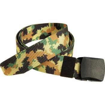 Opasek Pásek digital woodland (plátěný maskáčový pásek 125 cm)