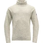 Devold vlněný svetr Nansen Wool High Neck Barva: Grey melange, Velikost: L