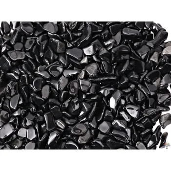 Sběratelství Magieprirody.cz Tromlovaný kámen Obsidián stříbrný XS velikost 10 - 20 mm - USA #427 Množství: 100g