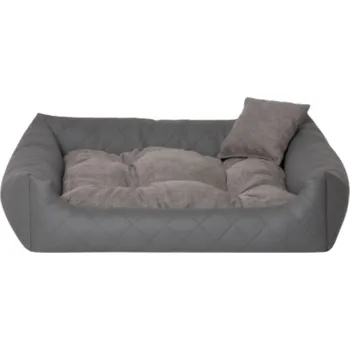 Pelíšek pro psa FANCY obdélníkový pelech pro psa, tmavě šedý - 130 cm x 110 cm