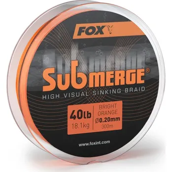 Fox SUBMERGE HIGH VISUAL SINKING BRAID 300 m průměr: 0,20mm