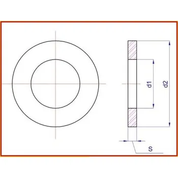 podložka Podložka plochá M3 NEREZ A2 DIN 125 (Podložka plochá pro M3 pr,3.2x7x0.5 A2)