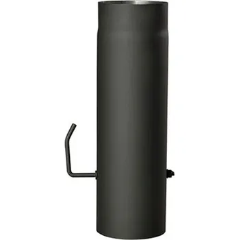 Kouřovod Eurometal Group Roura kouřová s klapkou 125/1000 mm