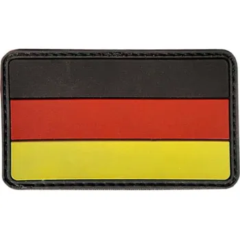 Nášivka nášivky na suchý zip německá vlajka | velcro odznak (gumová nášivka se suchým zipem z army shopu nitra tifantex)