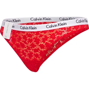 Dámské plavky CALVIN KLEIN DÁMSKÉ BIKINY ČERVENÉ 000QD3860E 5FJ Velikost: XS