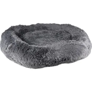 Pelíšek pro psa Pelech FLAMINGO Krems kulatý šedý 90x15cm