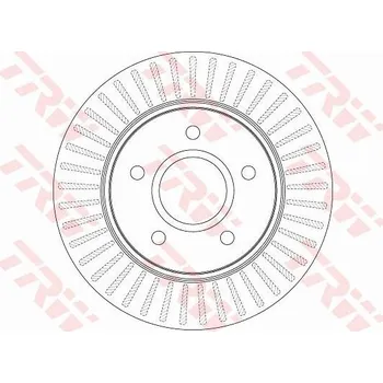 Brzdový kotouč Brzdový kotouč TRW DF6253S