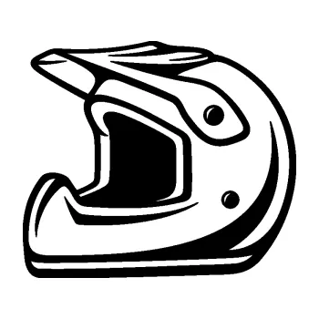 Samolepící dekorace SAMOLEPKA Motorkářská helma 002 levá (01 - černá) NA AUTO, NÁLEPKA, FÓLIE, POLEP, TUNING, VLASTNÍ TEXT, TISK, AUTOSAMOLEPKY.cz, POLEPY, OBRÁZEK, LOGO, SAMOLEPKY