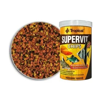 Krmivo pro rybičky Tropical Supervit Chips kbelík 5 l / 2,6 kg