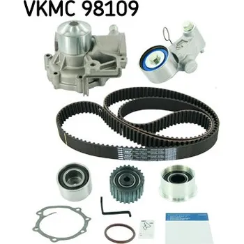 Vodní pumpa motoru Sada rozvodů - řemen s kladkami a vodní pumpa SKF VKMC 98109