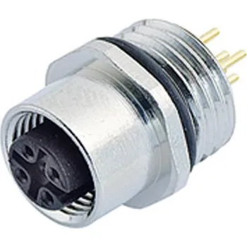 Příslušenství k měřicímu přístroji binder vestavný zástrčkový konektor pro senzory - aktory, 09-3432-88-04, piny: 4, 1 ks