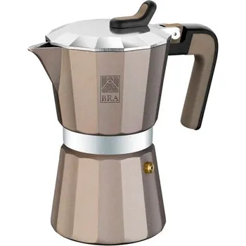 Moka konvice BRA Moka konvice TITANIUM, 3 šálky 160 ml, hliník