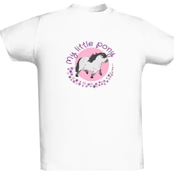 Pánské tričko Tričko s potiskem My little pony - bílý I dětské