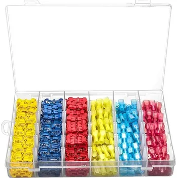 Elektronická stavebnice LaskaKit sada zářezových konektorů T-tap 480ks