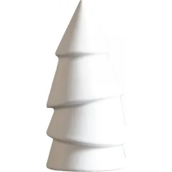 Vánoční dekorace Keramický stromeček Narrow White 14 cm