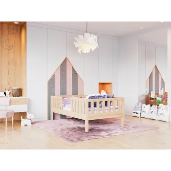 Dětská postýlka Dětská postel Lilly 2 - 90 x 190 cm - přírodní borovice