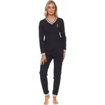 DN Nightwear Dámské pyžamo Queen Crown černé Velikost: XXL