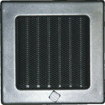 Větrací mřížka Mřížka žaluziová 170x170mm- grafit