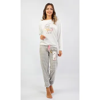 Dámské pyžamo Dámské pyžamo dlouhé STAR S - vyrobeno v EU