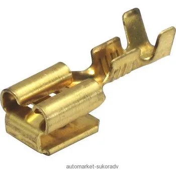 Auto elektroinstalace Konektor dutinka 6,3mm s odbočkou - balení 10 ks