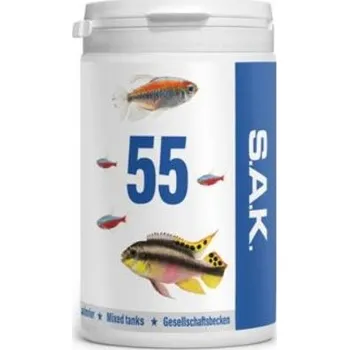 Krmivo pro rybičky S.A.K. 55 400 g (1000 ml) velikost 2