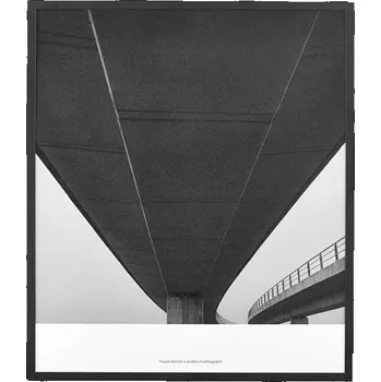 Obraz Obraz v dřevěném rámu PROSPECTIONS House Doctor - černý černá