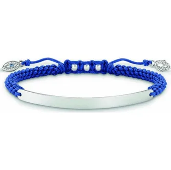 Náramek Dámský náramek Thomas Sabo LBA0066-897-1 Modrá Stříbro Stříbřitý Rozměr: 12-19 cm
