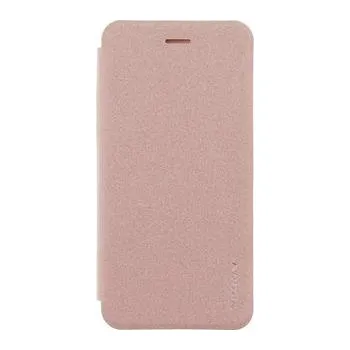 Pouzdro na mobilní telefon Nillkin Sparkle Folio Pouzdro Rose GOLD zlatá barva pro iPhone 7