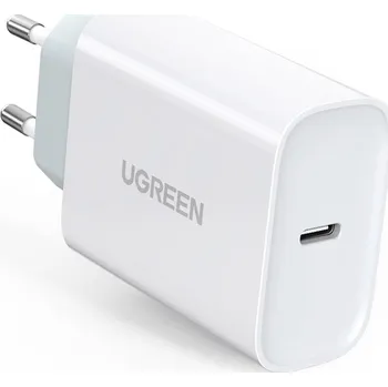 UGreen nabíječka s výstupem USB-C PD / 30W / QC 4.0 bílá