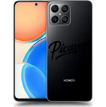 Pouzdro na mobilní telefon Picasee silikonový průhledný obal pro Honor X8 4G - Picasee - old logo - black