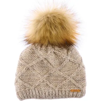 Čepice Vlněná čepice Vlnka V09 béžová