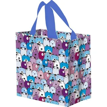 Taška lamino 10l Pejsci modrá