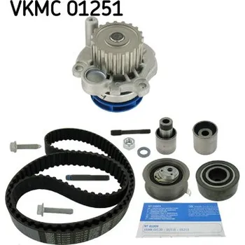 Vodní pumpa motoru Sada rozvodů - řemen s kladkami a vodní pumpa SKF VKMC 01251