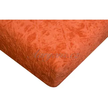 Prostěradlo Aaryans žakárové prostěradlo oranžové 200 x 220 cm