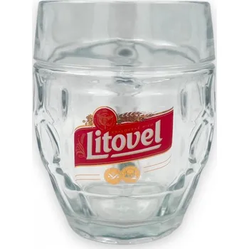 Pivovary CZ Group a. s. Skleněný džbán buclák 0,3l Litovel