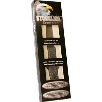 Kuchyňský nůž keramický nůž Stoneline black 21 cm