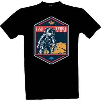 Tričko s potiskem Vesmírná mise pánské