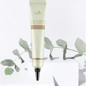Pleťové sérum Lador - Snail Sleeping Hair Ampoule - Bezoplachová noční kúra - 20 ml