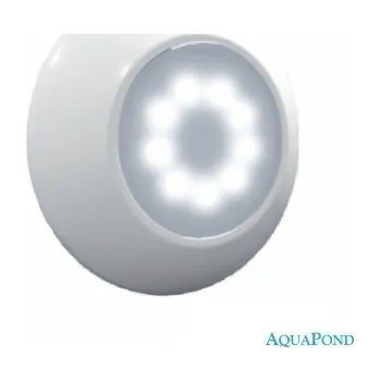 Reflektor s LED diodami - LumiPlus Flexi V1 - 12V AC s ozdobným rámečkem FlexiRapid, studené bílé světlo, pro všechny typy bazénů