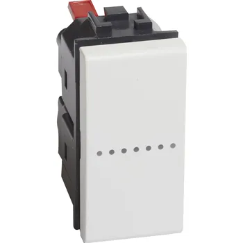 vypínač BTICINO Tlačítko N4055AN axiální 1 modul bílá N4055AN