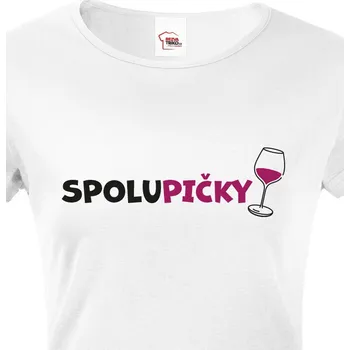 Dámské tričko Dámské tričko Spolupičky, Barva Bílá, Velikost L, Canvas Dámské tričko s krátkým rukávem Bezvatriko.cz 1665 - 1x bilaruz je