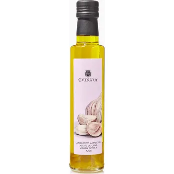 Rostlinný olej LA CHINATA Olej Ochucený Česnekem