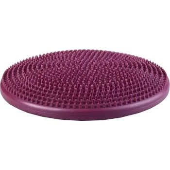 podložka na cvičení Balanční podložka - čočka 35 x 8 cm bodlinky/hladká Barva: Bordó