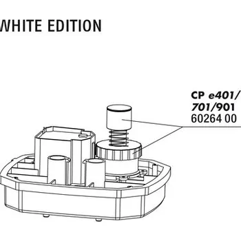 JBL spoušťěcí knoflík+převlečná matice CP e401/701/901 bílé