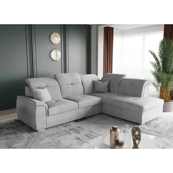 Sedací souprava Rozkládací sedací souprava do L - Bono - bílá Varianta: Pravá