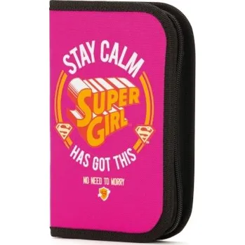Penál Školní penál Supergirl - STAY CALM školní penály