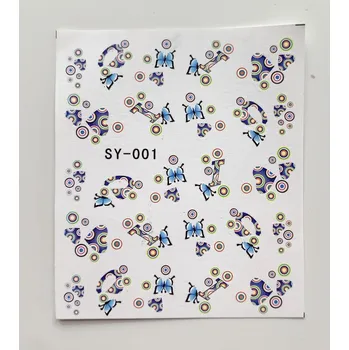 Vodolepky na zdobení nehtů - Variace s motýlem SY-001