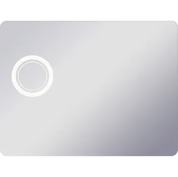 Zrcadlo Dubiel Vitrum Zrcadlo Nevada 85x65 cm, s LED osvětlením, se zvětšovacím zrcátkem 3x