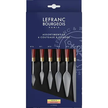 Malířský štětec Malířské špachtle - sada 6ks Lefranc Bourgeois